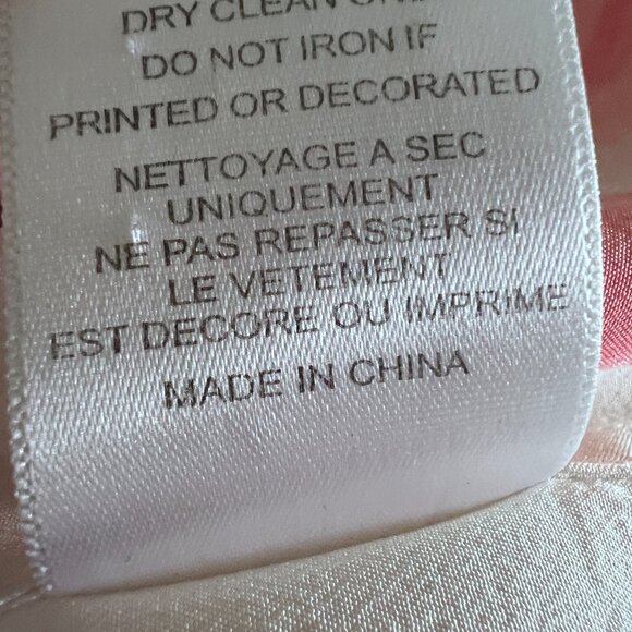 Equipment Femme XS Sleeveless Blouse 100% Silk Ivory Pink Palm Tree Print Top - Picture 9 of 9